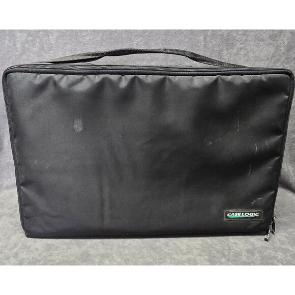 Case Logic CD Jewel Case Holder Removable Mountable Tray Travel Hand Bag 60 CD's - Picture 1 of 12